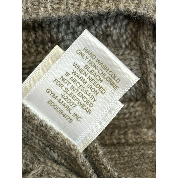 Janie & Jack Girls Gray Brown Sleeveless Knit Cashmere Blend Sweater Dress 4T - Picture 6 of 6